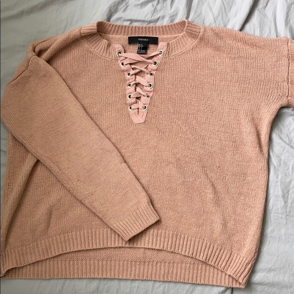 Forever 21 sweater/pink